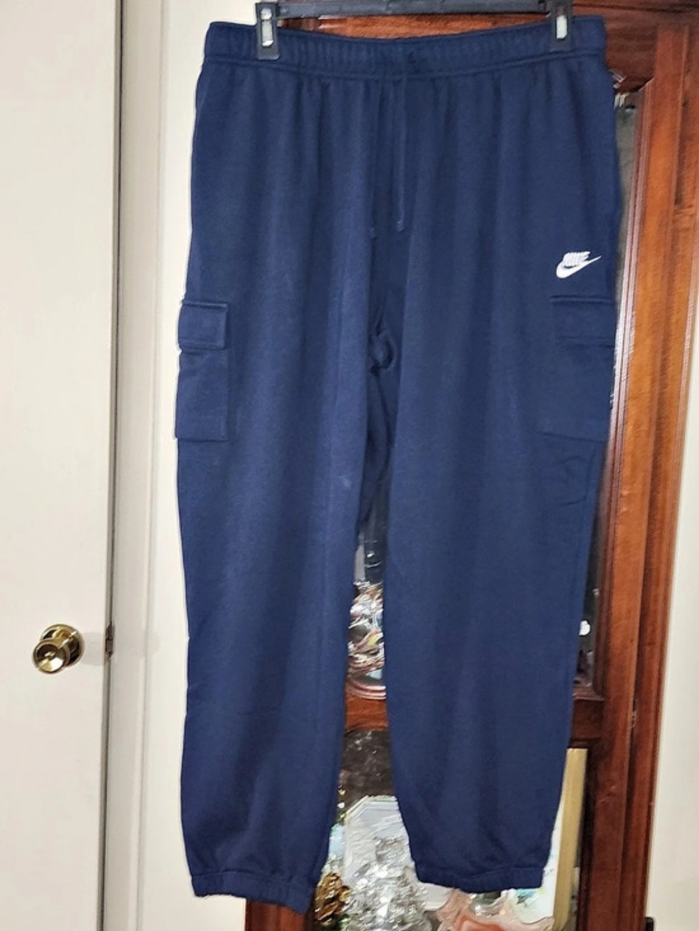 Nike Club Fleece Cargo Pants Blue Men's XL